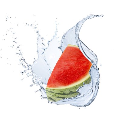 Su sıçrama ile karpuz