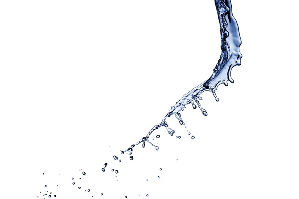 Blue water splash — Stock Photo, Image