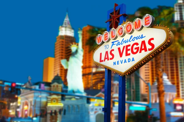 Välkommen till las vegas — Stockfoto