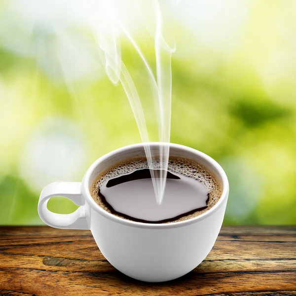 Varm kaffekopp — Stockfoto