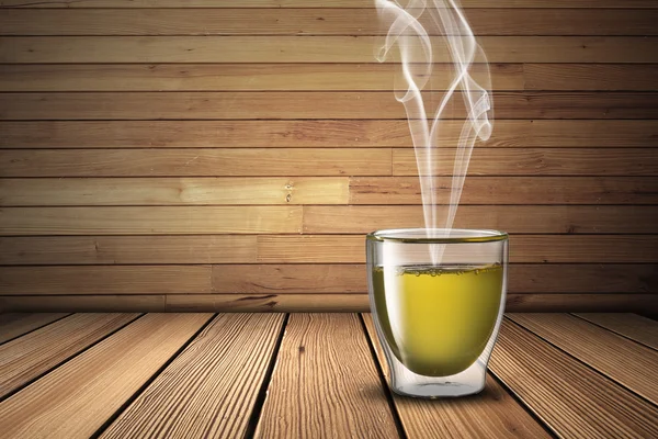 Hot Tea on Table — Stock Photo, Image