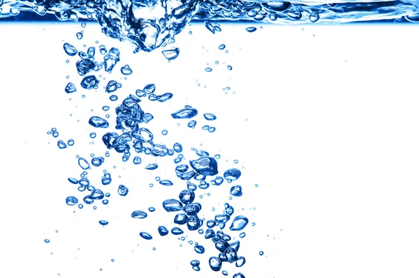 Onda de água e bolhas — Fotografia de Stock