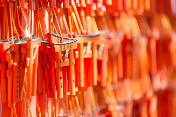 Santuários se alinham em Kyoto — Fotografia de Stock