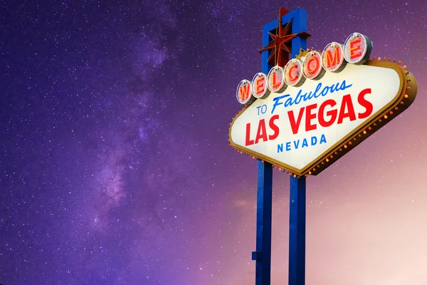 Witamy w Las Vegas znak — Zdjęcie stockowe