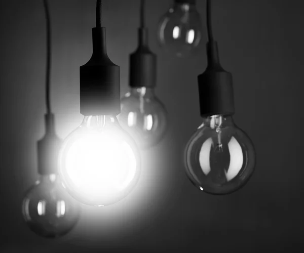 Light Bulb Turn on — Stock Photo, Image