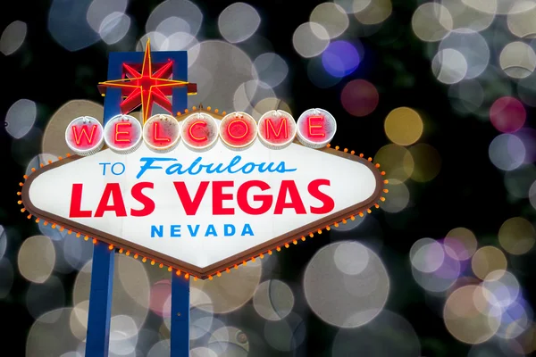 Välkommen till Las Vegas skylt — Stockfoto