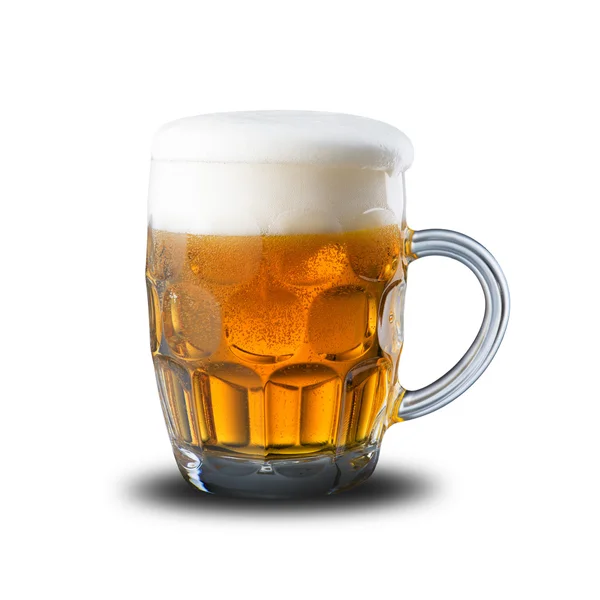 Lasillinen olutta — kuvapankkivalokuva