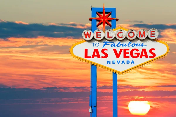 Welkom in Las Vegas. — Stockfoto