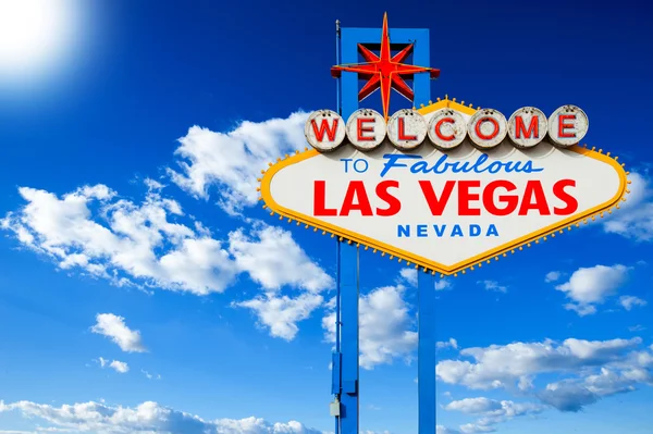 Bienvenido a las vegas signo — Foto de Stock