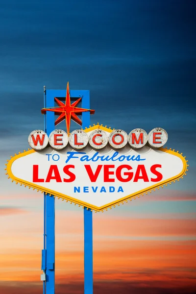 Bienvenue à Las Vegas signe — Photo