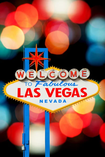 Las Vegas tabelasına hoş geldiniz. — Stok fotoğraf