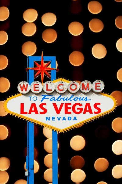 Välkommen till Las Vegas skylt — Stockfoto