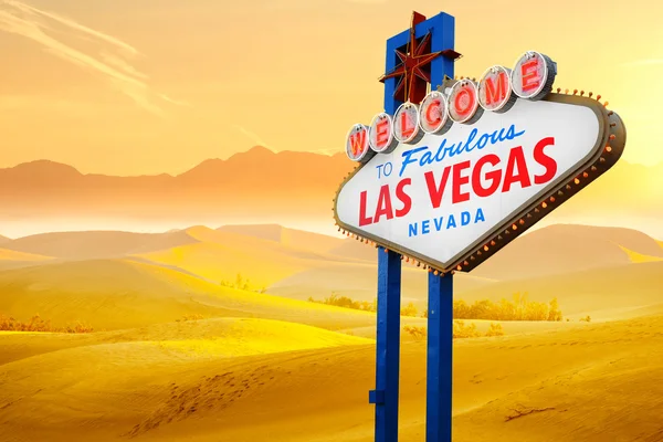 Üdvözöllek Las Vegas-ban — Stock Fotó
