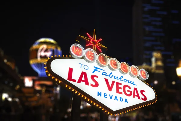 Bienvenue à Las Vegas signe — Photo