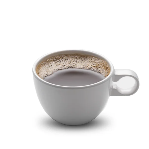 Filiżanka gorącej kawy — Zdjęcie stockowe