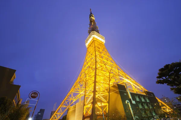 Torre tokyo di notte — Foto Stock