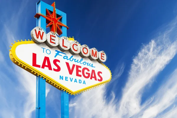 Bienvenido a las vegas signo — Foto de Stock