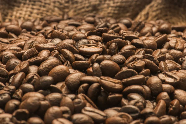 Coffee Beans in Bag — Stock Photo, Image