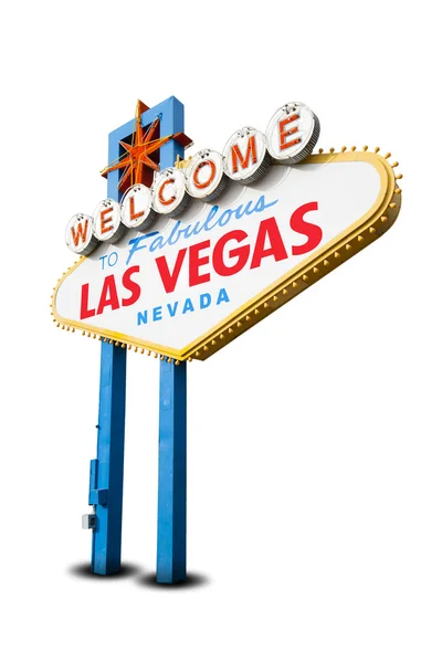Famoso sinal de boas-vindas de Las Vegas — Fotografia de Stock