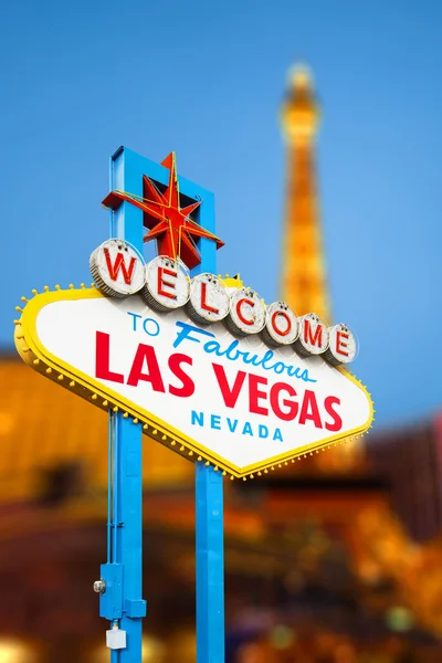 Bienvenue à Las Vegas signe — Photo