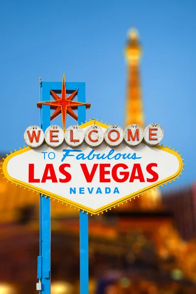 Bienvenue à Las Vegas signe — Photo