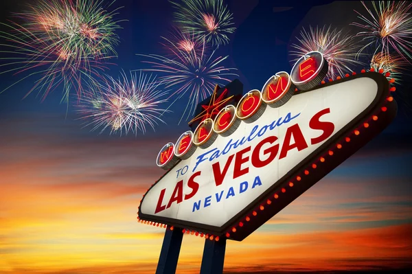 Benvenuti a Las Vegas segno — Foto Stock