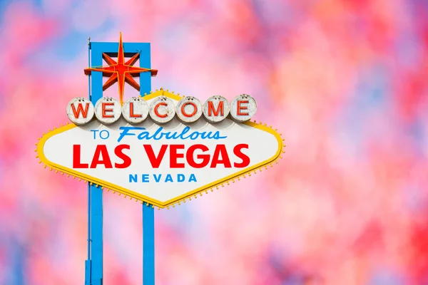 Bienvenido a las vegas signo — Foto de Stock