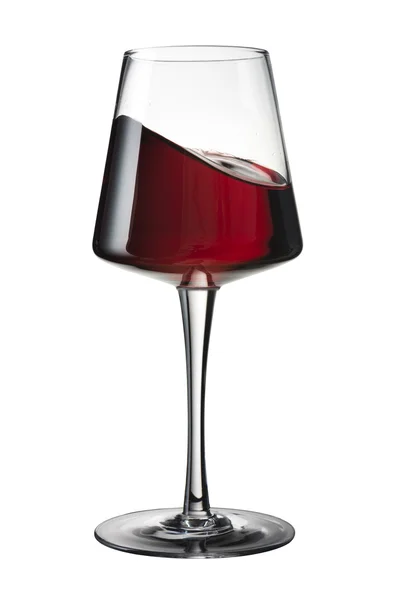 Vino rosso in bicchiere — Foto Stock