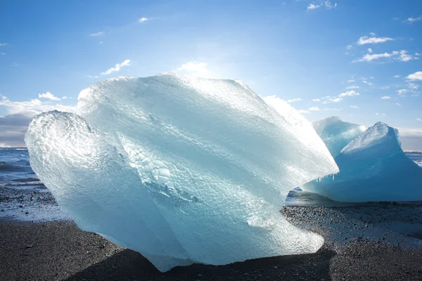 Hielo en la playa de hielo — Foto de Stock