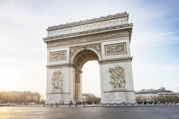 Arco del Triunfo al atardecer — Foto de Stock