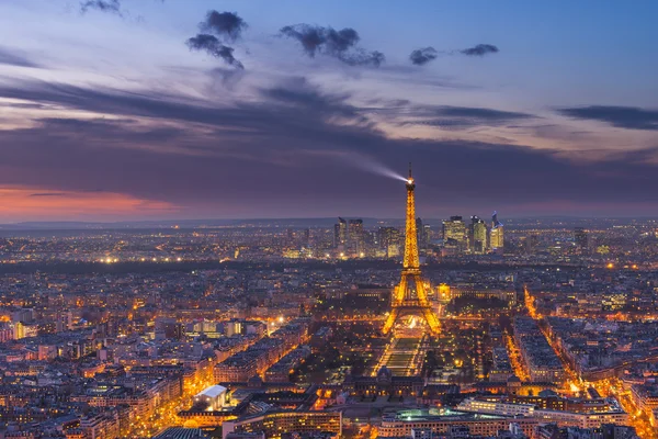 Torre Eiffel al tramonto — Foto Stock