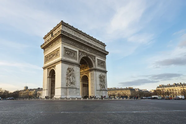 Arco del Triunfo al atardecer — Foto de Stock