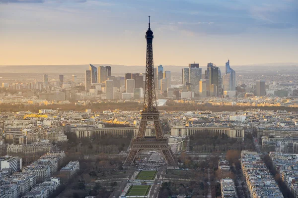 The Eiffel Tower in the morning — Stock Photo, Image