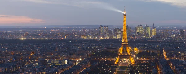 Eiffel Tower in sunset — Stock Photo, Image