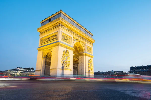 Arch of Triumph at sunset — Stock Photo, Image