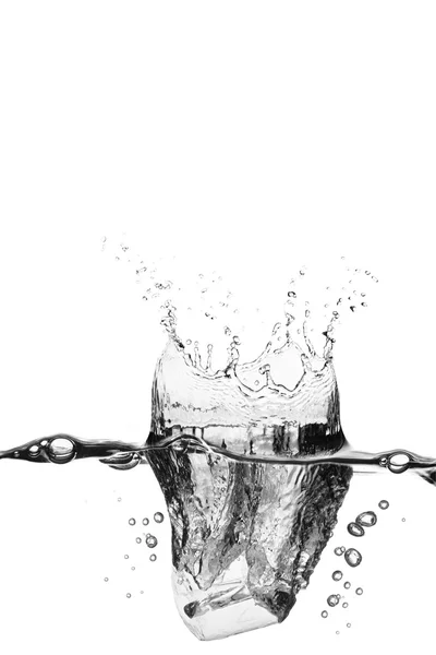Fala i powietrze pęcherzyki wody — Zdjęcie stockowe