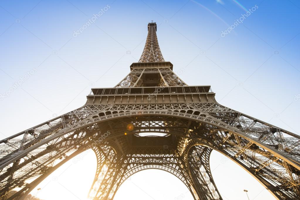 The famous Eiffel Tower