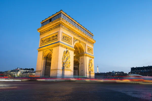 Arc de Triomphe au coucher du soleil — Photo