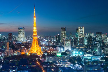 Geceleri Tokyo Kulesi