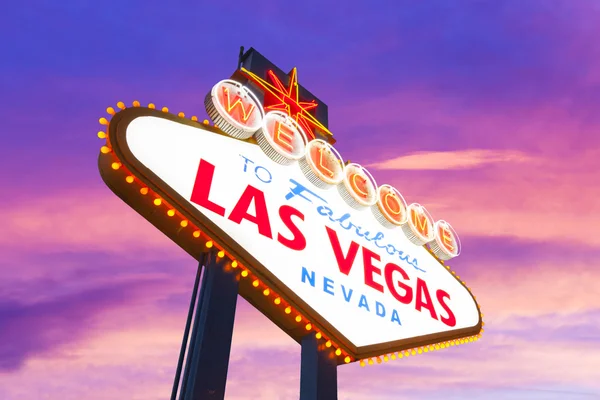 Bienvenue à Las Vegas signe — Photo