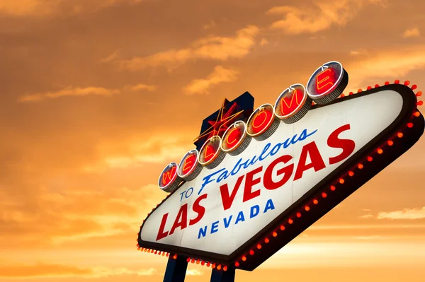 Välkommen till Las Vegas skylt — Stockfoto