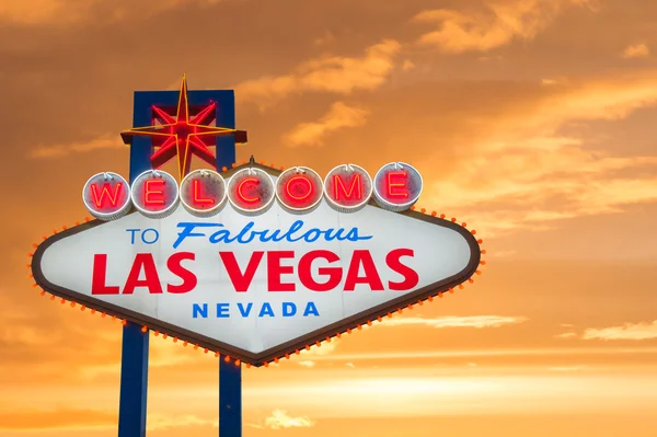 Bienvenue à Las Vegas signe — Photo