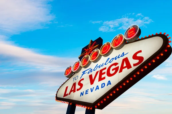 Välkommen till Las Vegas skylt — Stockfoto