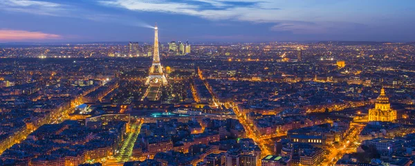 Eiffel Tower in sunset — Stock Photo, Image