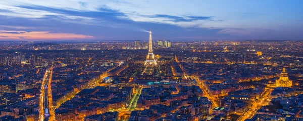 Eiffel Tower in sunset — Stock Photo, Image