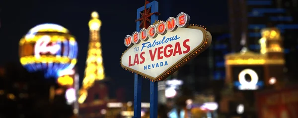 Welkom in Las Vegas. — Stockfoto