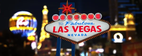 Bienvenue à Las Vegas signe — Photo