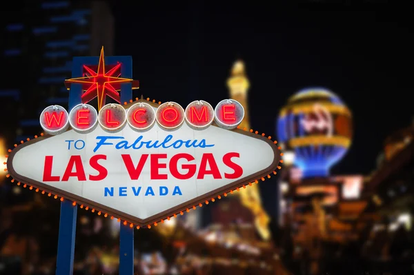 Bienvenue à Las Vegas signe — Photo