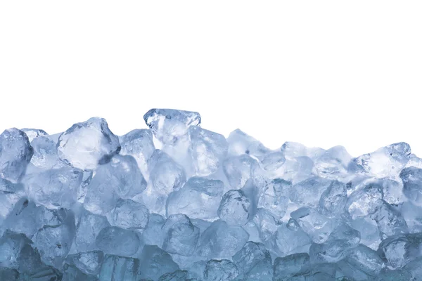 Cubi di ghiaccio mucchio — Foto Stock