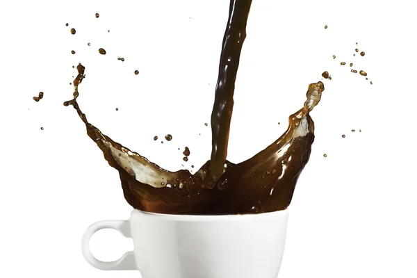 컵에서 커피 얼룩 — 스톡 사진